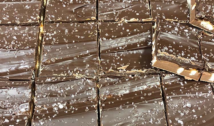 Salted Caramel Pretzel Bark